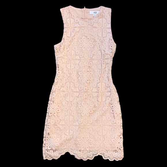 NWT Jack by BB Dakota pink lace dress. Size XS - Picture 5 of 16